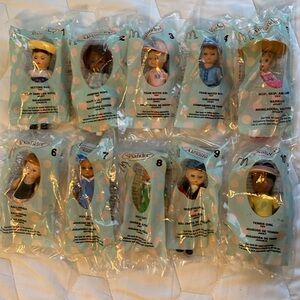 Madame Alexander mini dolls from McDonald’s. Set of 10.